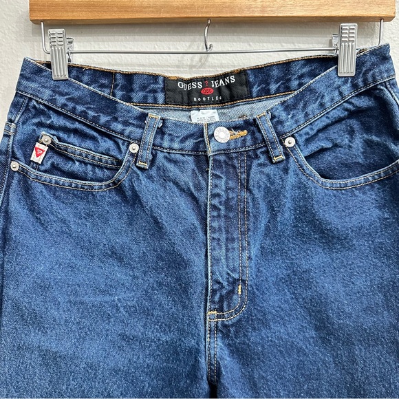 Vintage Guess High Rise Mom Jeans Tapered Leg Size 29 Waist - Picture 3 of 10